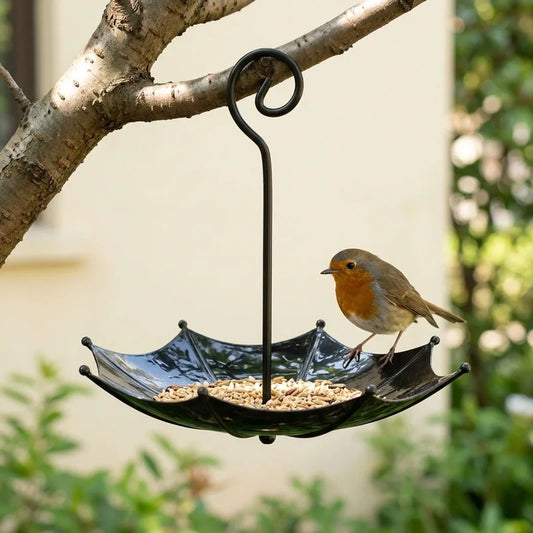 Brollis Umbrella Shaped Hanging Bird Feeder