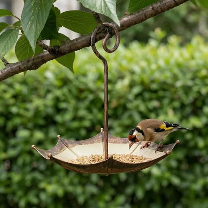 Brollis Umbrella Shaped Hanging Bird Feeder