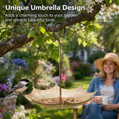 🐦 Mini Umbrella Bird Feeder — Whimsical Garden Charm 🔥