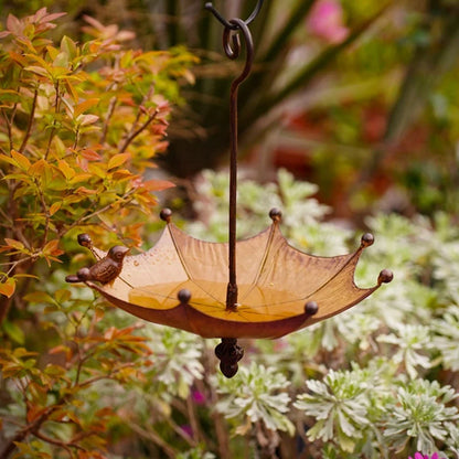 Plumbella Hanging Umbrella Bird Bath