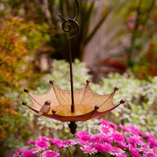 Plumbella Hanging Umbrella Bird Bath