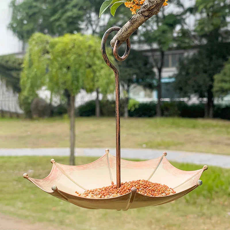 Brollis Umbrella Shaped Hanging Bird Feeder