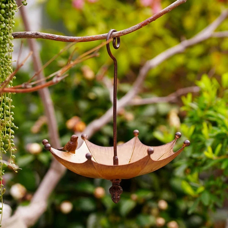 Plumbella Hanging Umbrella Bird Bath